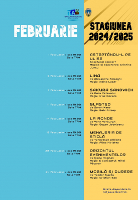 Teatrul Andrei Mureșanu - Februarie