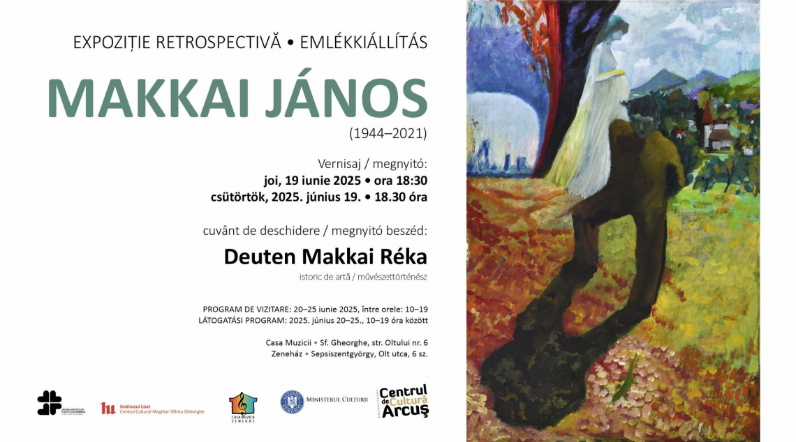 EXPOZIȚIE RETROSPECTIVĂ JANOS MAKKAI (1944–2021)