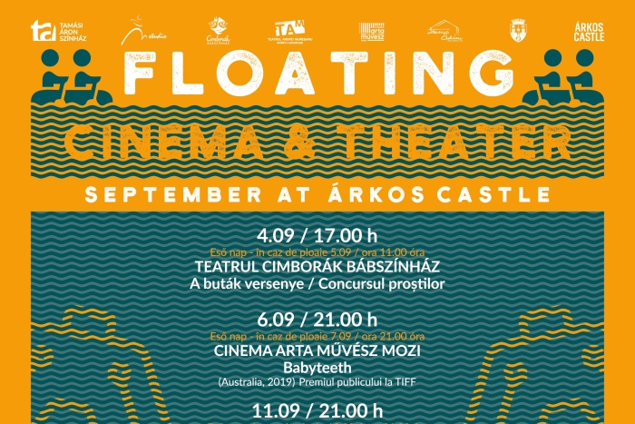 Floating Cinema & Theater: Cinema şi teatru pe lacul Castelului de la Arcuş