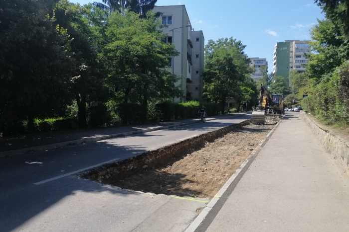 Lucrările de renovare din strada Kós Károly vor fi finalizate în curând