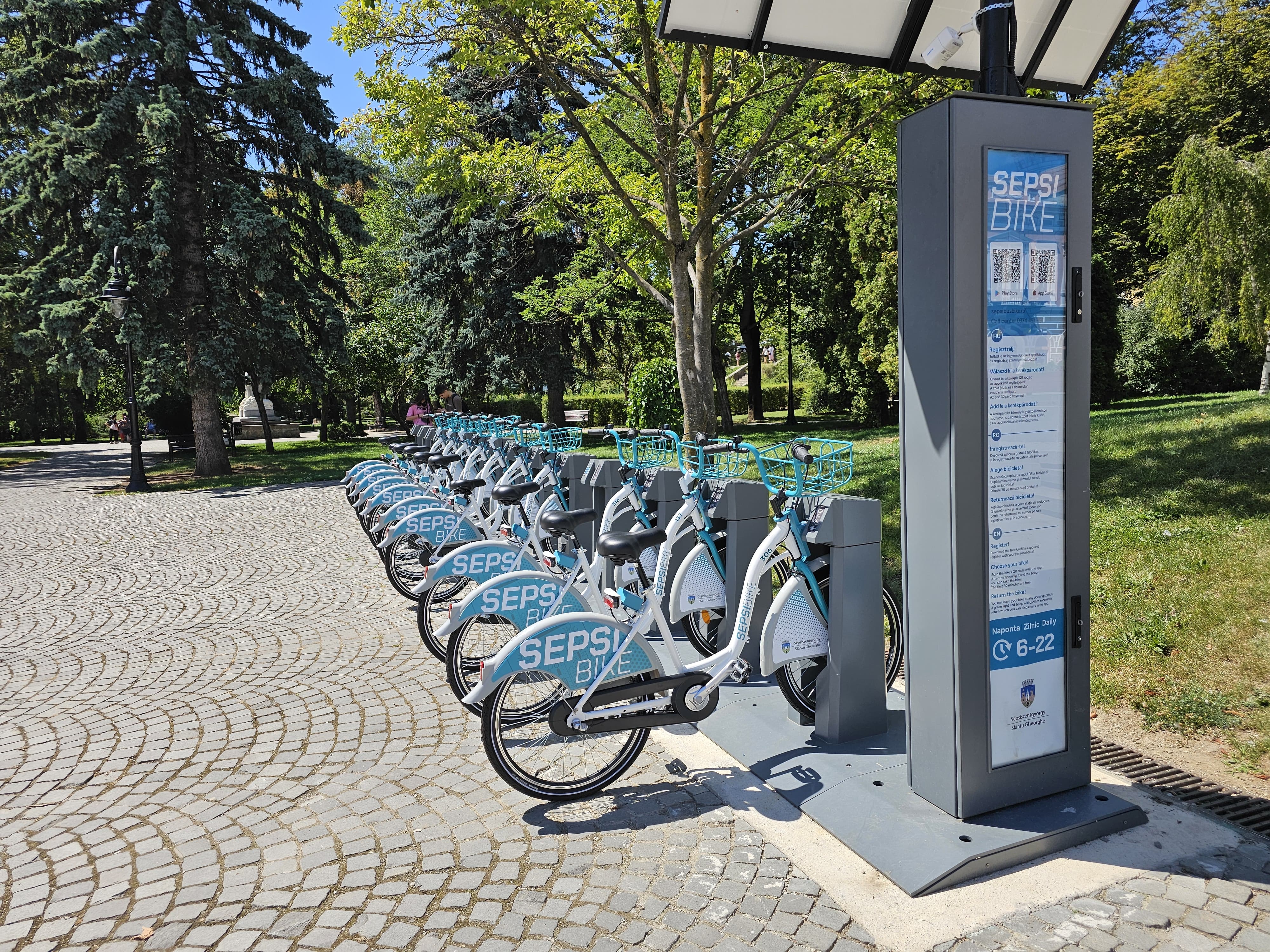 Pe 10 august începe testarea publică a sistemului bike sharing la Sfântu Gheorghe